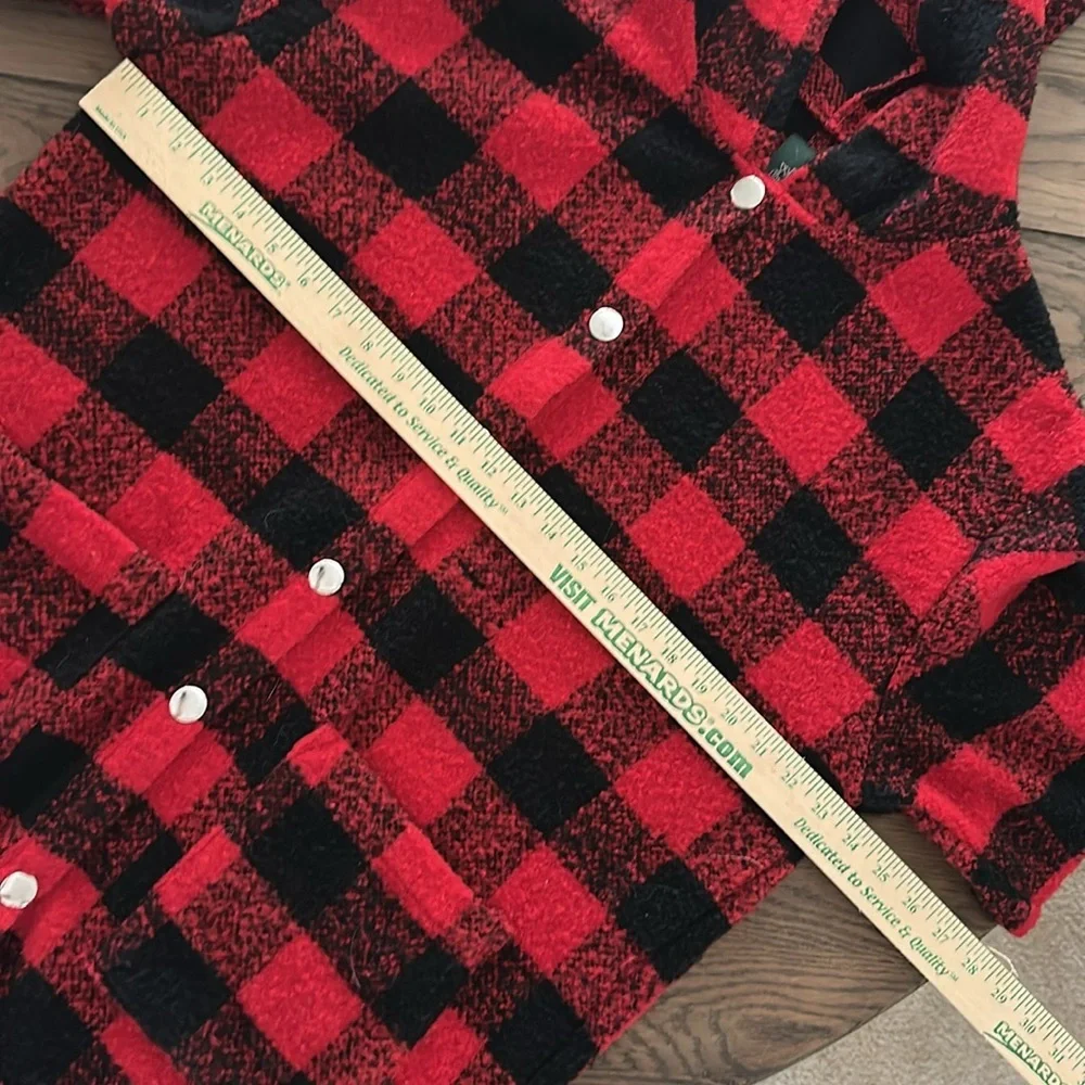 Wild Fable Buffalo Plaid Button-Up Coat - Picture 4 of 6